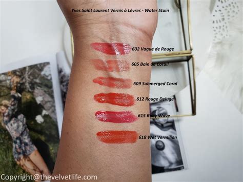 ysl levres water stain|YSL Beauty Vernis a Levres Water Stain Review .